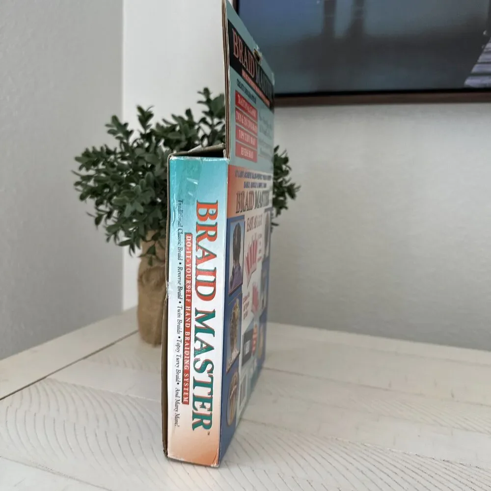 Vintage 90s Braid Master Instructional‎ Video VHS DIY Hand Braiding Hair System
